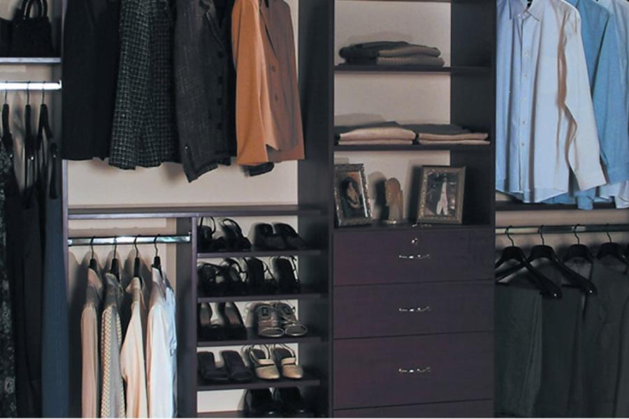 Wardrobe Interior In Wenge Laminate