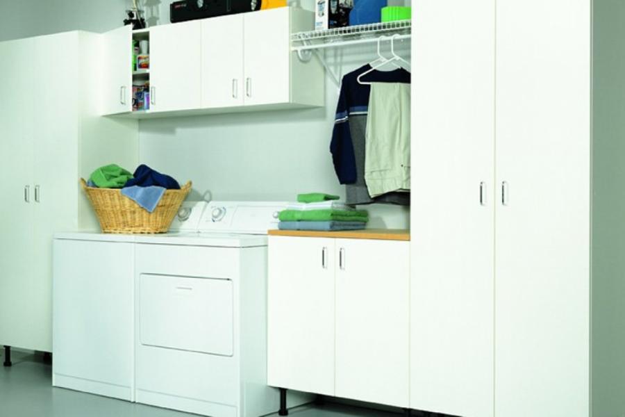 White melamine Cabinets