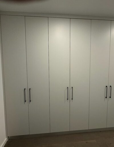 Flat Panel Hinged doors Painted in a Colour of your choice