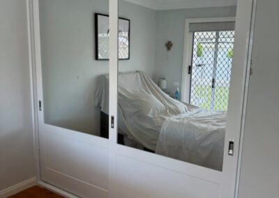 Shaker Doors with half mirror