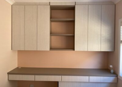 Custom Made Home Office in Coloured Board